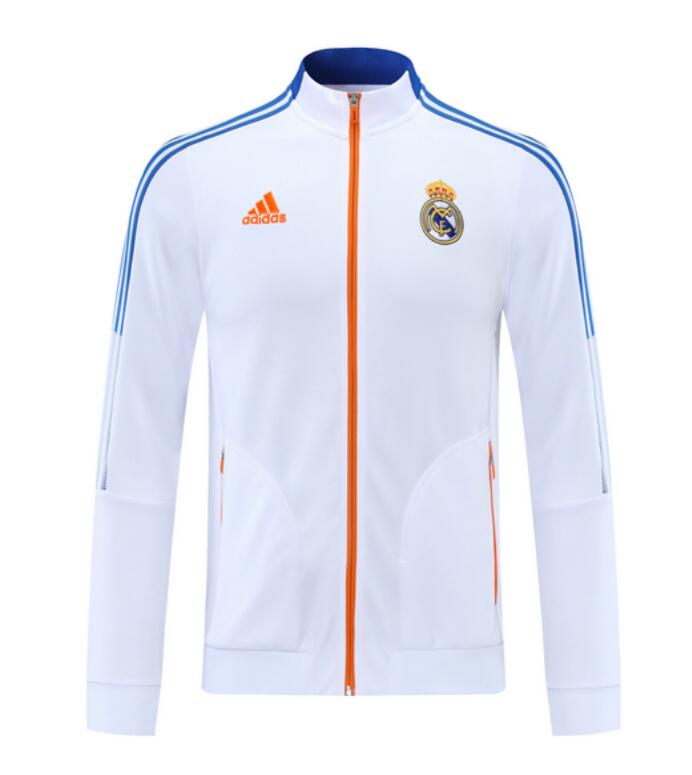 2021/22 Real Madrid White Training Jacket